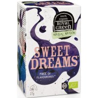 Royal Green Sweet Dreams BIO 16 x 1,7g - bylinný čaj na spaní - 8710267691133