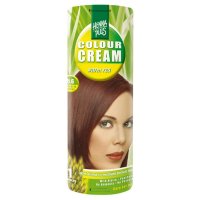 Tmavě červená barva na vlasy 5.6 Hennaplus 60ml - přírodní krémová barva s Biotinem, bez amoniaku a peroxidu - 8710267483035