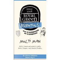 Multivitamíny pro muže Royal Green 60 tablet - esenciální vitaminy a minerální látky - 8710267029783