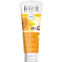 Opalovací krém SPF30 Lavera Soft 75ml - minerální sluneční filtr, pro citlivou nebo alergickou pokožku, přírodní produkt - 4021457615278