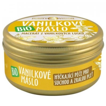 Bio vanilkové máslo Purity Vision 70ml - intenzivní péče pro všechny typy pleti, zejména suchou a zralou pleť - 8595572902521