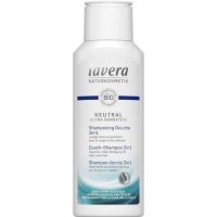 Sprchový šampon 2v1 Neutral Ultra Sensitive Lavera 200ml - péče s pupalkou pro tělo i vlasy - 4021457637867