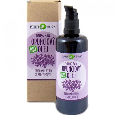 Opunciový olej Purity Vision 100ml - raw bio přírodní liftingové a revitalizační sérum - 8595572901173