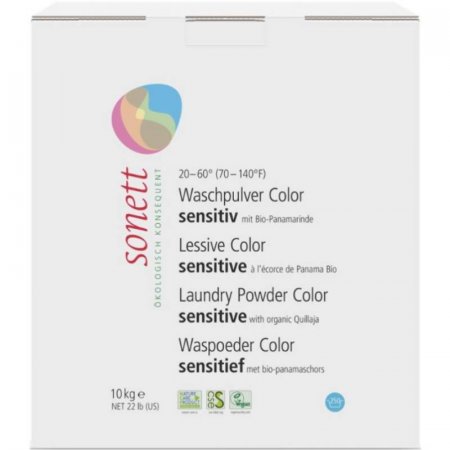 Prášek na praní Sonett Color Sensitive 10kg - pro alergiky a osoby s citlivou pokožkou - 4007547102408