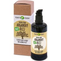 Bio arganový olej raw Purity Vision 100ml - vyživující a pěstící olej proti vráskám, pro všechny typy pleti - 8595572901067