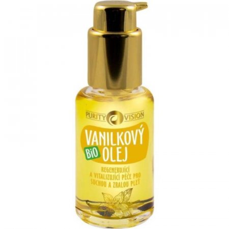 Vanilkový pleťový olej Purity Vision 45ml - regenerující a vyživující péče pro suchou i zralou pleť - 8595572902583