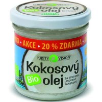 Panenský kokosový olej bio Purity Vision 100ml + 20% zdarma