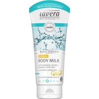 Zpevňující tělové mléko Q10 Lavera Basis 200ml - hydratační mléko bojuje proti známkám stárnutí pokožky - 4021457620845