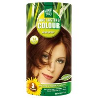 Mahagonová barva na vlasy dlouhotrvající 5.5 Hennaplus - přináší krásné, trvanlivé a intenzivní barvy, vyvážená péče o vlasy - 8710267491429
