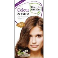 Přírodní oříšková barva na vlasy 6.35 Hairwonder 100ml - barva bez amoniaku i parabenů, neobsahuje PPD, vydrží 6-8 týdnů - 8710267120053