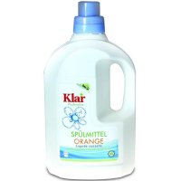 Ekologický prostředek na nádobí Klar 1,5l - přírodní čistící prostředek, neutrální výrobek bez parfemace, pro citlivé i alergické pokožky rukou - 4019555100345