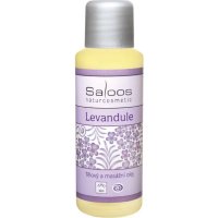 Tělový a masážní levandulový olej Saloos 50ml - po koupeli i opalování - 8594031326816