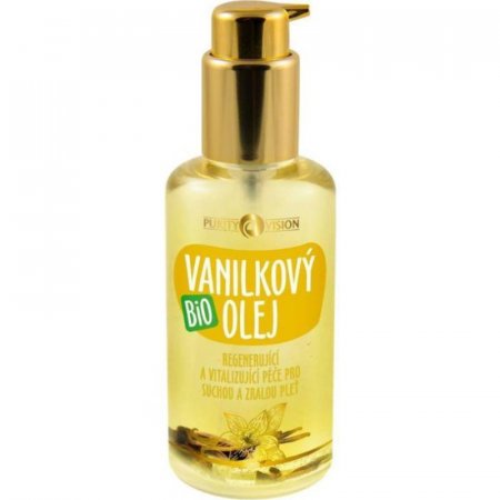 Vanilkový olej Purity Vision 100ml - regenerující a vyživující péče pro suchou a zralou pleť - 8595572901975