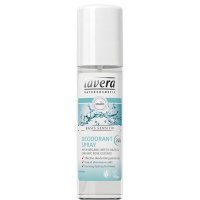 Deodorant sprej Lavera Basis Sensitiv 75ml - přírodní deodorant sprej s vilínem a esencí z bio růží, pro citlivou pokožku - 4021457613977
