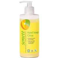 Tekuté mýdlo Citrus Sonett 300ml - na mytí rukou, s vůní citrusů,  z rostlinných bio olejů, šetrné k pokožce i životnímu prostředí - 4007547302440