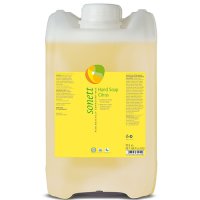 Tekuté mýdlo na ruce Citrus Sonett 10l - z rostlinných bio olejů, s pečujícím kokosovým a olivovým olejem nedráždí pokožku - 4007547302648
