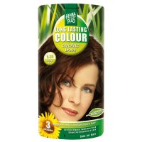 Čokoladově hnědá barva na vlasy dlouhotrvající 5.35 Hennaplus - barva vydrží až 3 měsíce, chrání a vyživuje už během procesu barvení - 8710267491443