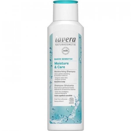 Šampon Moisture & Care Lavera 250ml - šampon na suché vlasy a citlivou pokožku - 4021457633944