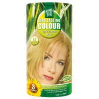 Světle zlatá blond dlouhotrvající barva na vlasy 8.3 Hennaplus - pro světlé blond až tmavé blond vlasy, svěží vůně bylinných esencí - 8710267491344