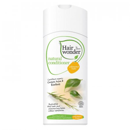 Kondicionér na barvené vlasy Hairwonder 200ml - s BIO zeleným čajem a rooibosem, vlasy hydratují a udržují barvu dlouho sytou - 8710267161018