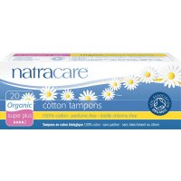 Menstruační tampóny Natracare Super Plus 20ks - ekologické bavlněné tampóny - 782126002020