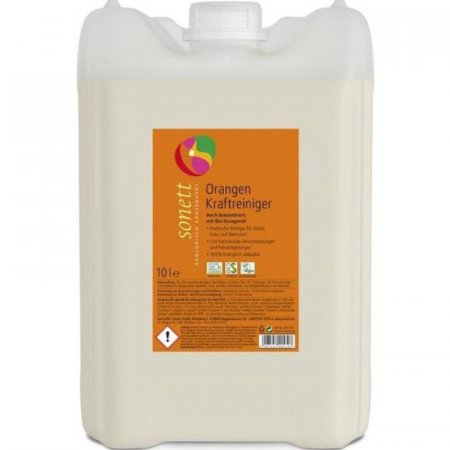 Koncentrovaný pomerančový čistič Sonett 10l - očista voděodolných povrchů v domácnosti, kuchyni, koupelně, toaletě - 4007547405745
