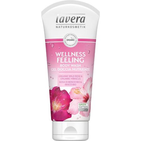 Sprchový gel Wellness Feeling Lavera 200ml - relaxace s výtažky bio divoké růže a ibišku - 4021457629923