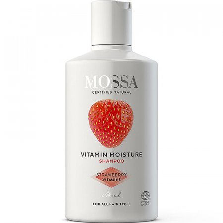 Jahodový hydratační šampon Mossa 300ml - Vitamin Moisture Shampoo