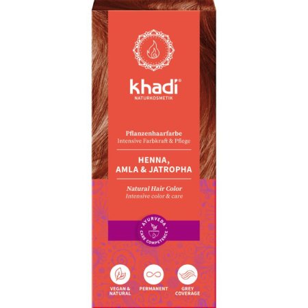 Khadi barva na vlasy Henna Amla Jatropha 100g