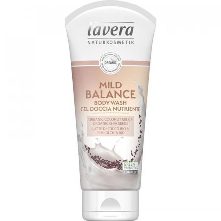 Sprchový gel Mild Balance Lavera 200ml - jemný s kokosovým mlékem a chia semínky - 4021457629992
