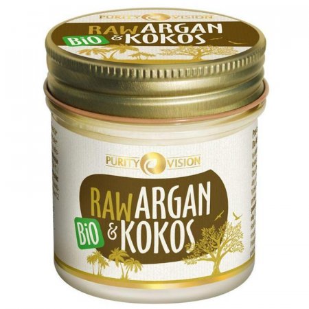 RAW BIO arganový kokosový olej Purity Vision 120ml - unikátní směs olejů pro péči o pokožku, vlasy - 8595572901319